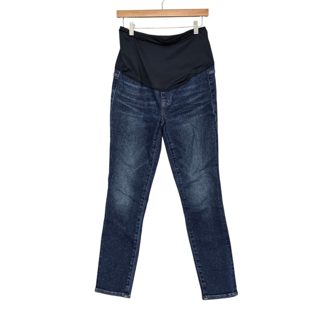 NWT Madewell Maternity‎ Skinny Jeans Dark Wash Womens Size 28